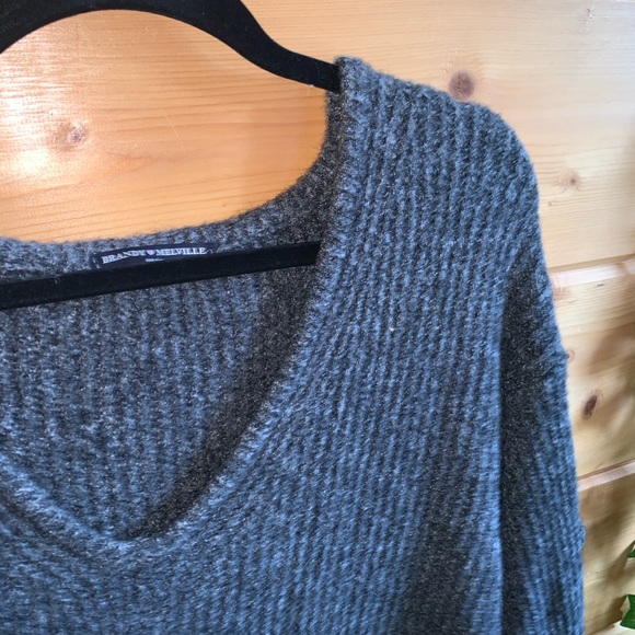 Brandy Melville Gray Sweater - Picture 2 of 4